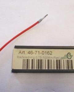 Lap Cable 0.75-100mm Red